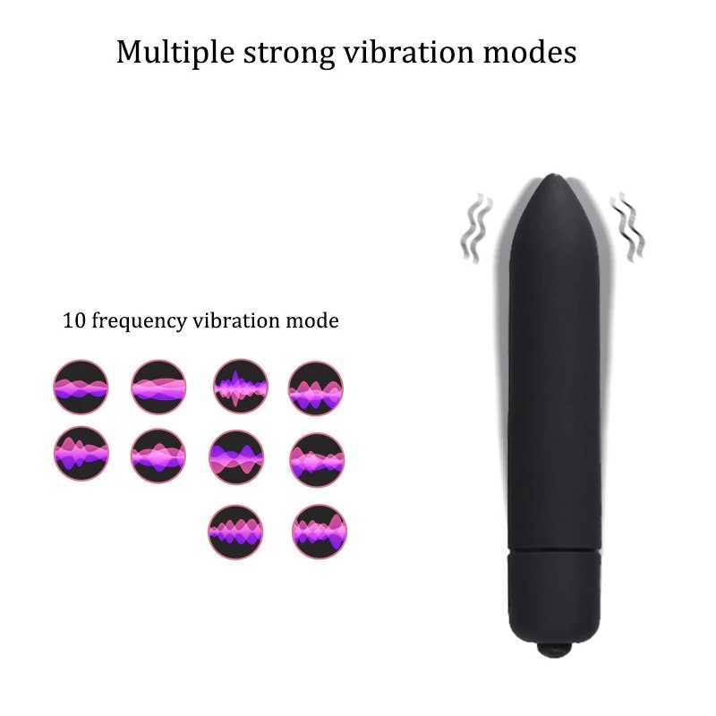 10 Speed Mini Bullet Vibrator Clitoris Stimulation G Spot Vibration Vagina Female Dildo Adult Sex Toys For Women MasturbationXJ241206