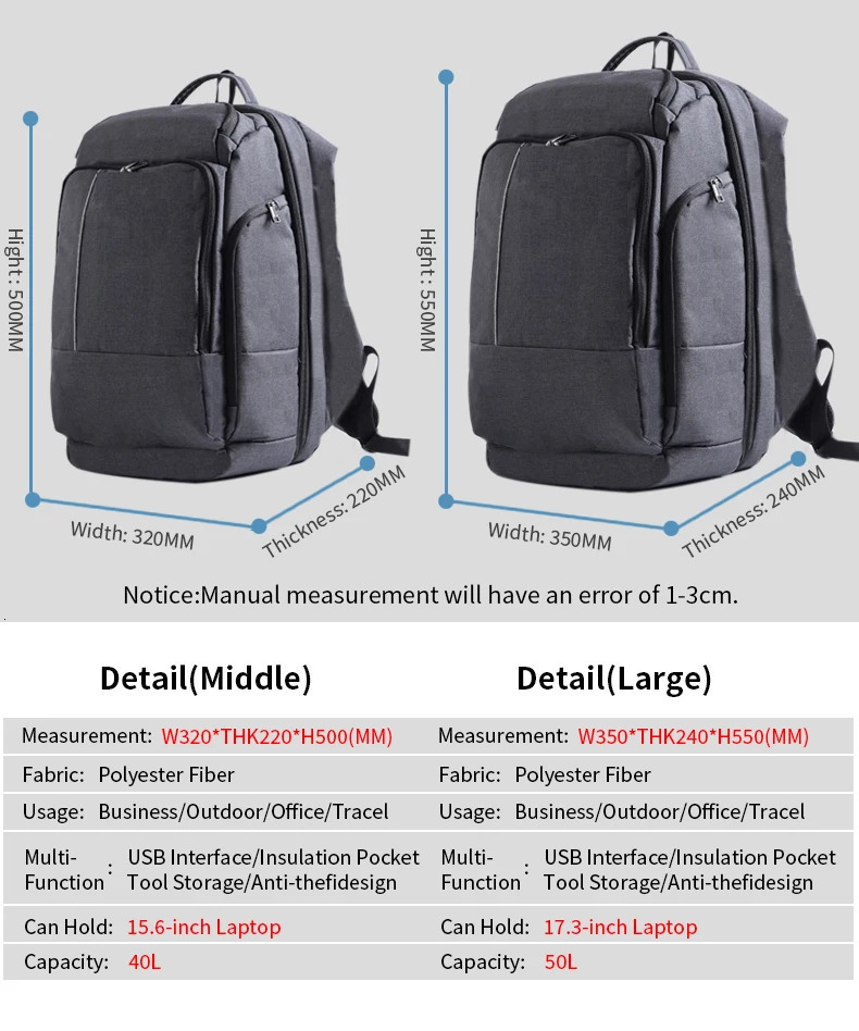 SIYUAN Laptop Mens Backpack School Backpacks for Students Multi-functional Outdoor Bag Large Capacity Business Travel Bags 241206