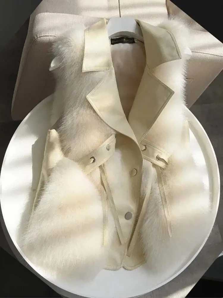 Fur Coat Womens Vest 2024 Autumn and Winter New Jacket Short Outerwear Lady ClothingXJ241206