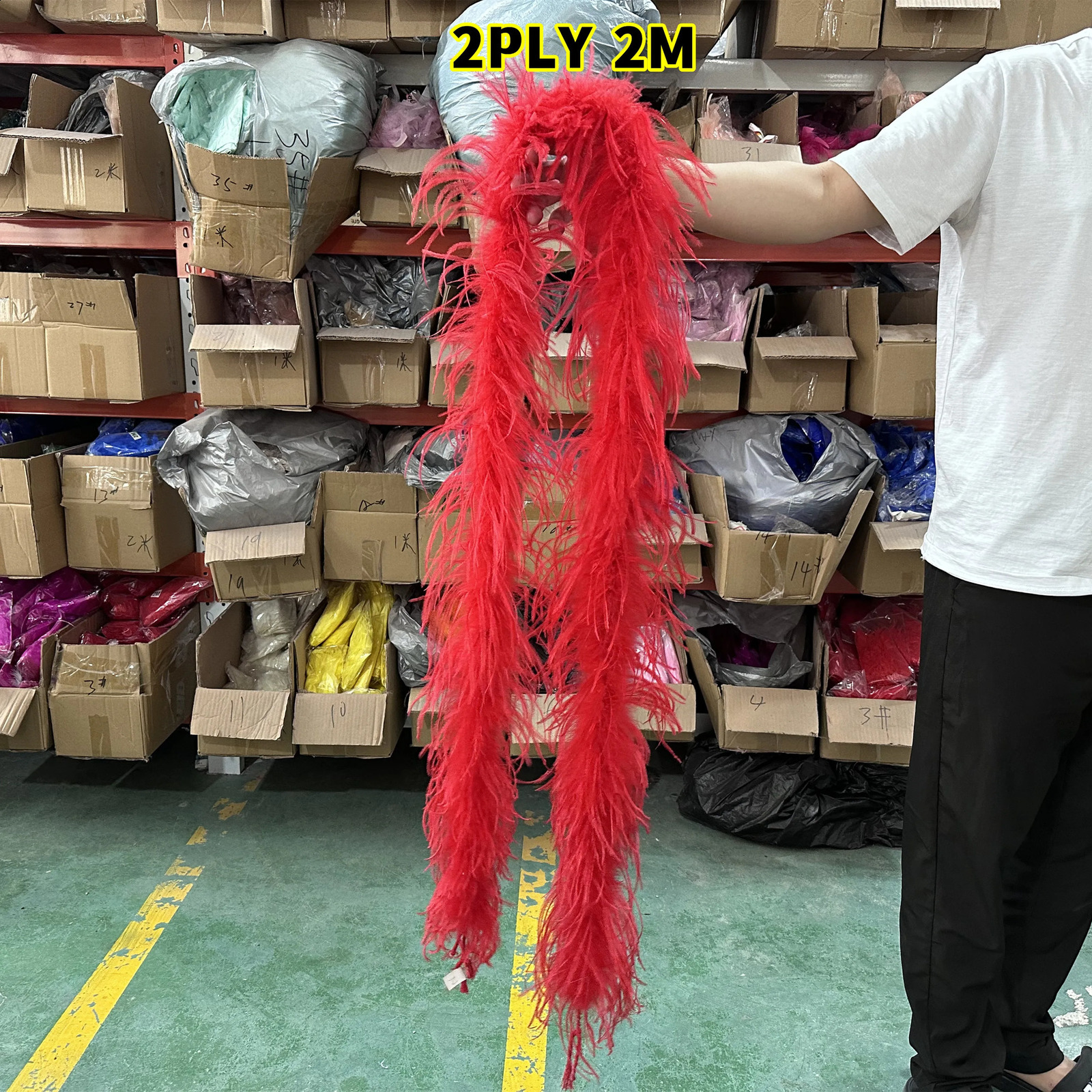 2 3 4 6 PLY high-quality fluffy Oriental feather Boas used for carnival clothing sewing accessories wedding dresses ruffles shawl decorations 241206