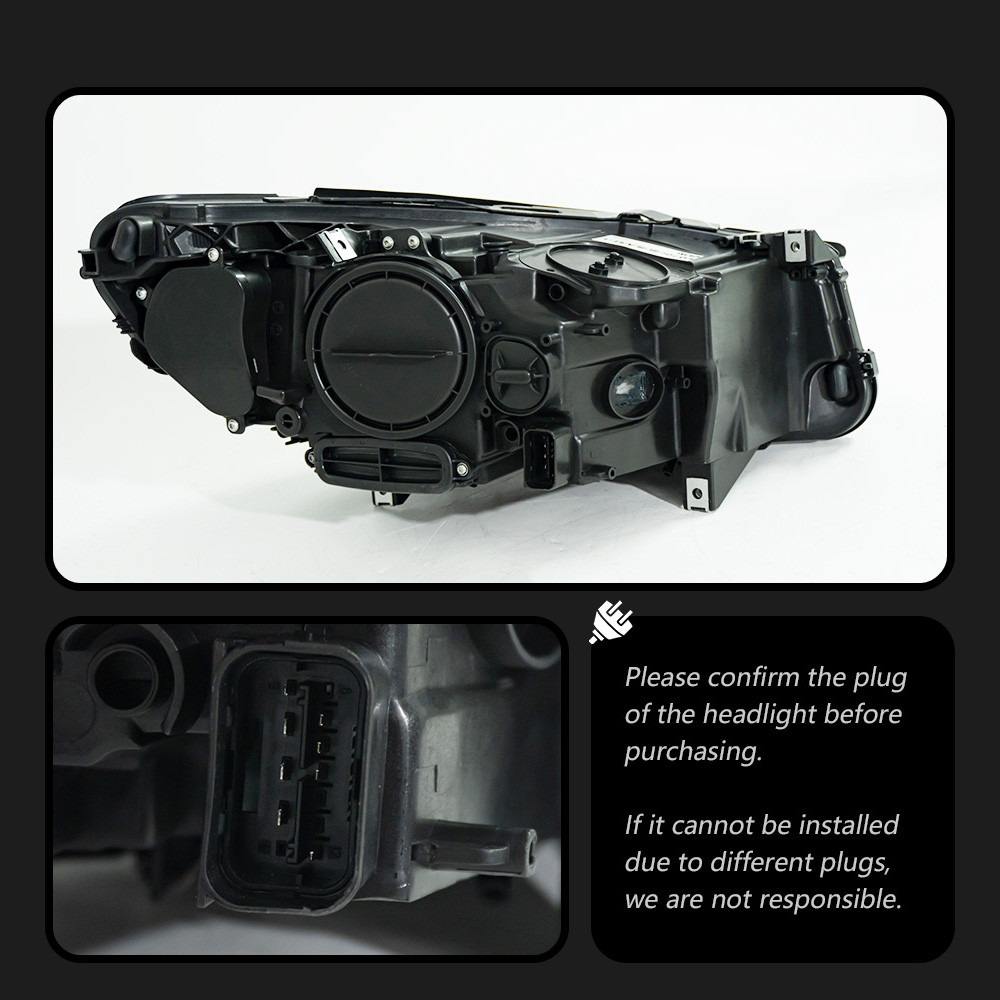 Headlight Assembly For BMW F07 5 Series GT 5GT LED Angel Eye DRL Hid Head Lamp Bi Xenon Headlights