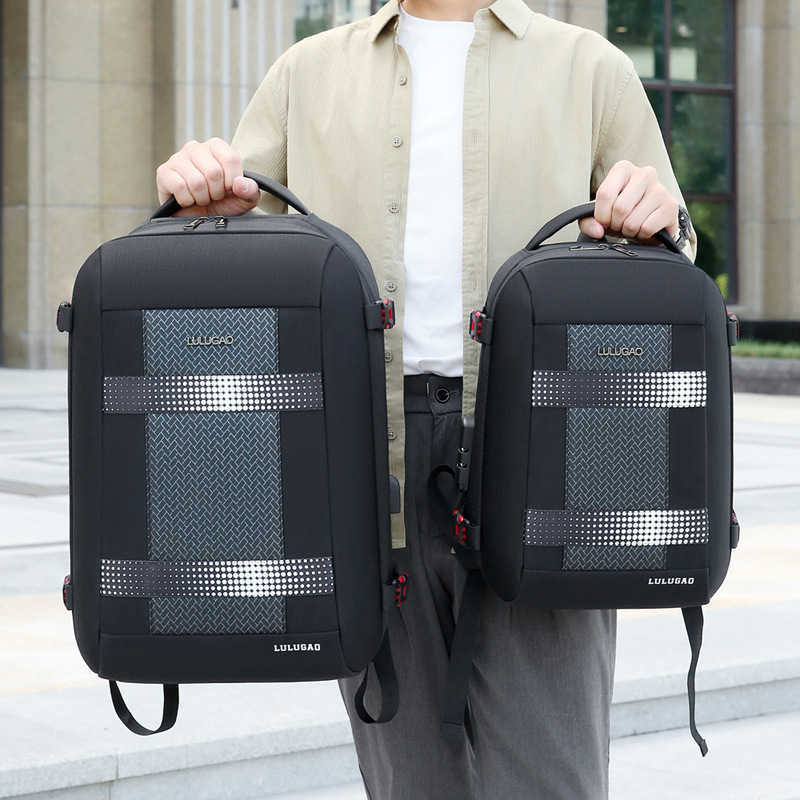 Leisure backpack, computer backpack, wear-resistant and waterproof men's travel backpack, large capacity business backpack 241215