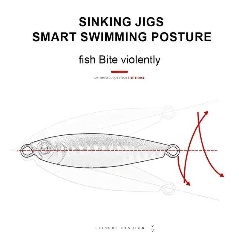 VWVIVIDWORLD-VHMetal Cast Lure20G 30GArtificial BaitShore Slow Fishing LuresSuper HardBass Fishing TackwhosaXJ241128