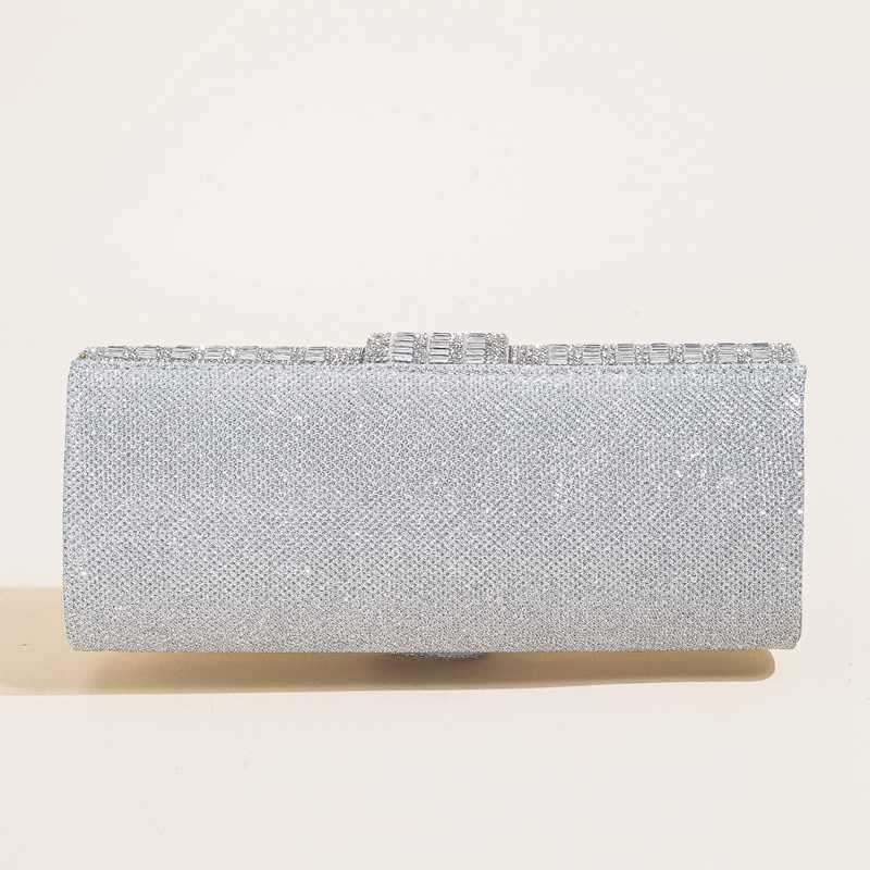 Clutch Bag Sparkling Rhinestone Hand-held Bag with High-end and Versatile Dress Bag Annual Party Socialite Princess Bag Crossbody Womens Bag 240920