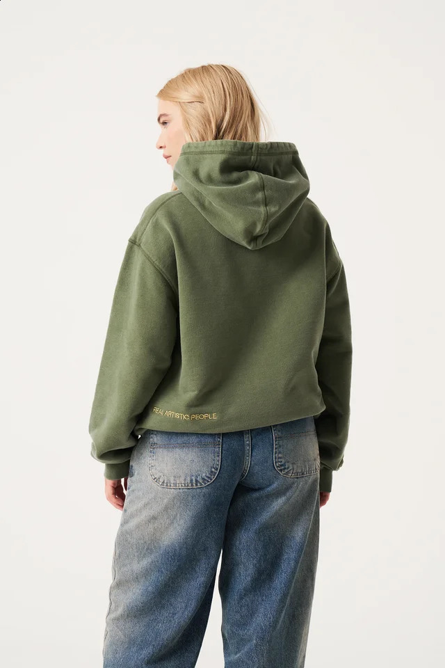 Y2K Rhinestone letter Fashion Green Winter pullover Hoodies Women Gothic Oversized Sweatshirts Female Retro Harajuku Hooded 241203