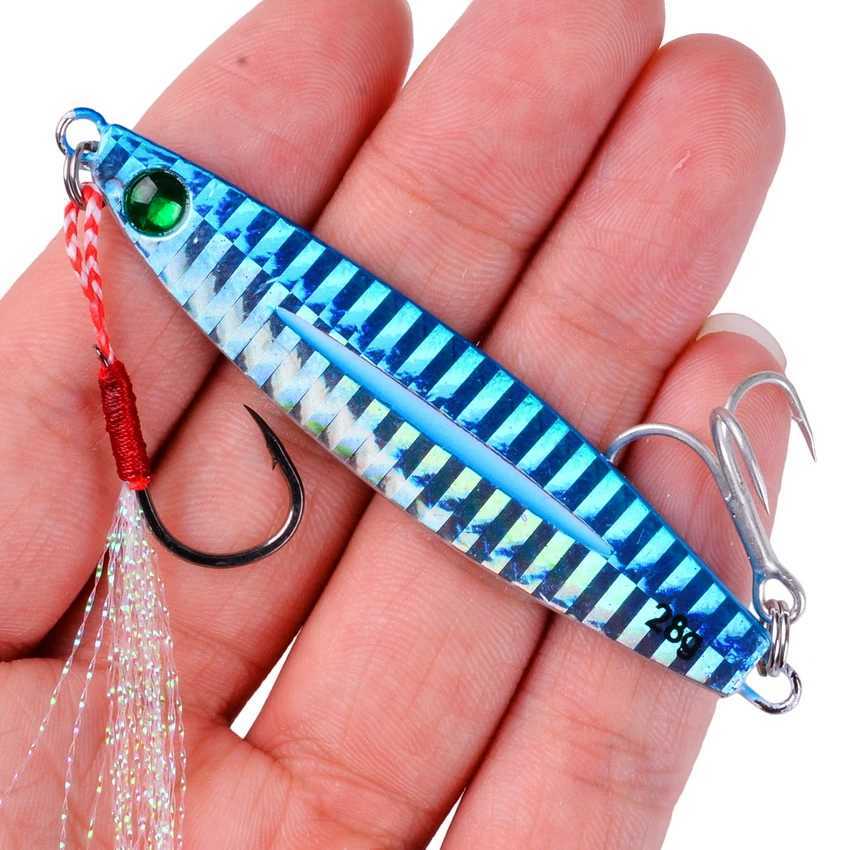 1pc Metal Spinner Cast Jig Spoon Fishing Lure 7-40g Sinking Hard Artificial Bait Fish Wobbr Carp Pike Sea Fishing Lures TackXJ241128