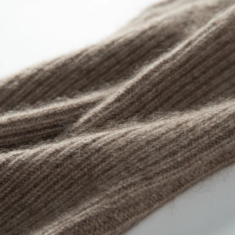 Winter womens 100% cashmere long gloves 25cm fine knitted fingerless gloves Y2k gloves half finger long arm heater 241206