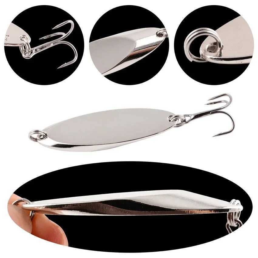 7g 10g 14g 21g 28g Metal Spinner Spoon Trout Fishing Lure Hard Bait Pailtte Artificial Bait Small Hard Sequins Spinner LuresXJ241128