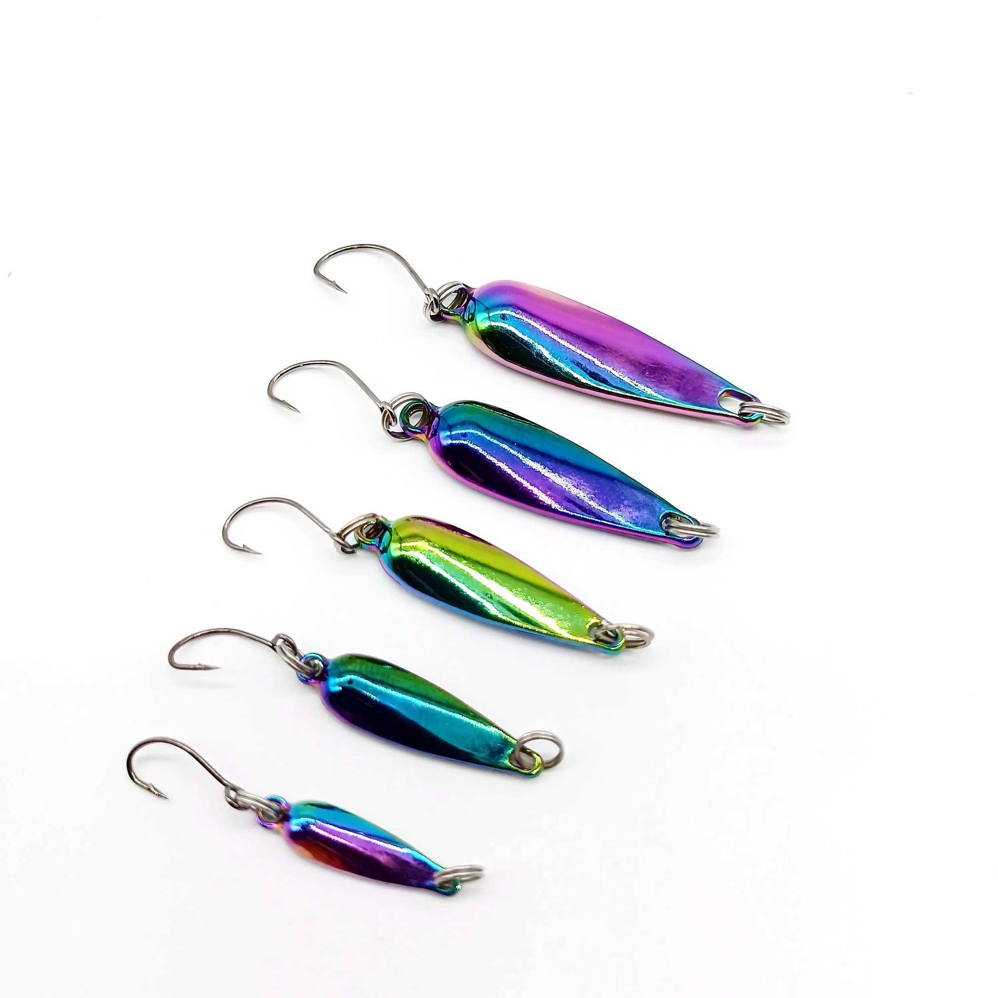 DUODUOYU 1PCS Metal Spinner Spoon Fishing Lures 1.1g/2.2g/3.5g/5g/7g Isca Artificial Hard Baits Bass Saltwater Fishing ToolsXJ241128