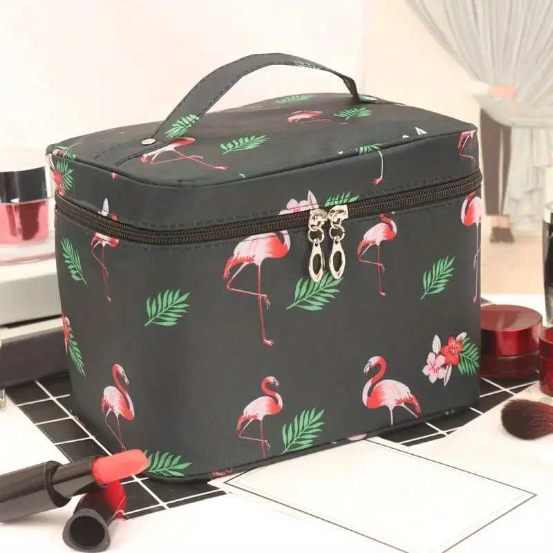 Travel Makeup Bag waterproof portable womens cosmetic bag large capacity toilet storage cosmetic box zipper wing beauty bagXJ241206