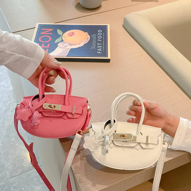 New handbag lychee pattern designer semi circular girl bolsa inflammatory menina diagonal mini bag bag