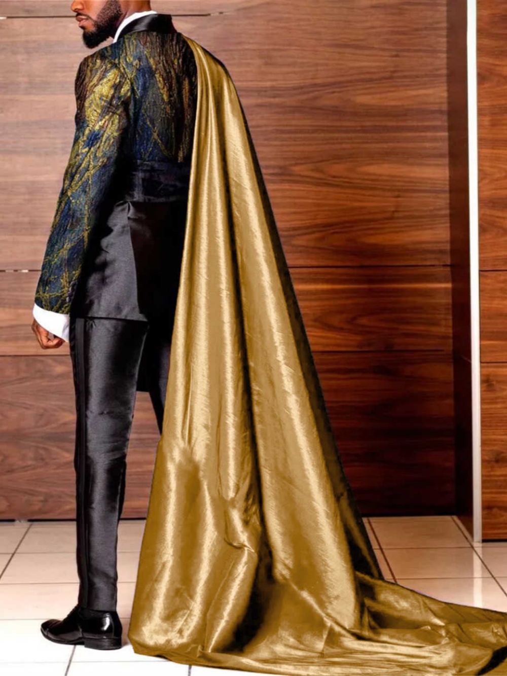 Cosplay Classic Men Suits With Wrap Two Pieces Sets Jacket Pants Shawl Lapel Wedding Tuxedos Fashion Business Formal Groom Wear Christmas