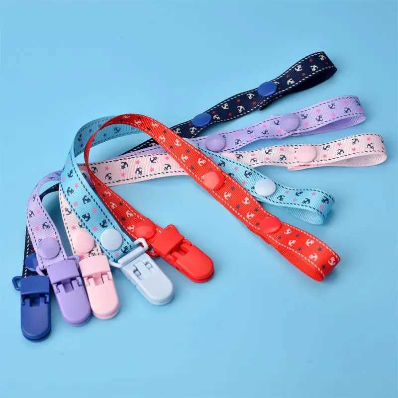 Pacifier Holders Clips# Gum Anti-drop Rope Clip 5 Colors Nipple And Accessories Pacifier Chain Anti-drop Rope About 36cm Pregnant Baby Webbing Clip H2