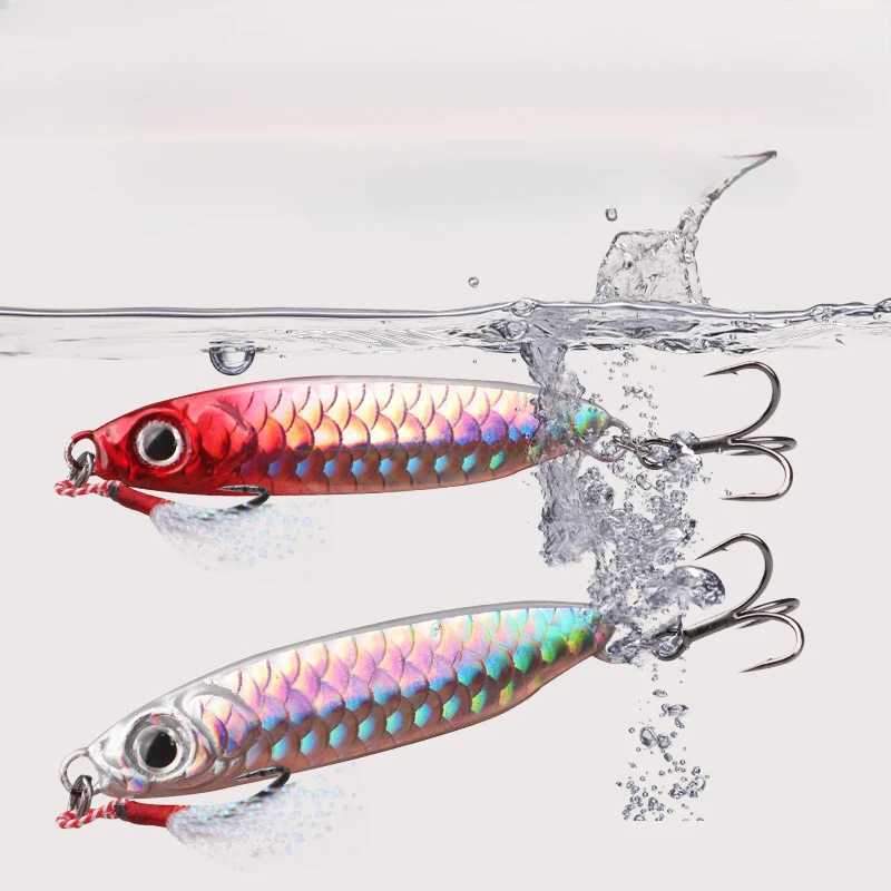 Micro Metal Jig 7g 10g 15g 20g 25g 30g Shore Casting Jigging Lure Shore Casting Saltwater Fishing Lure Bit Artificial BaitXJ241128