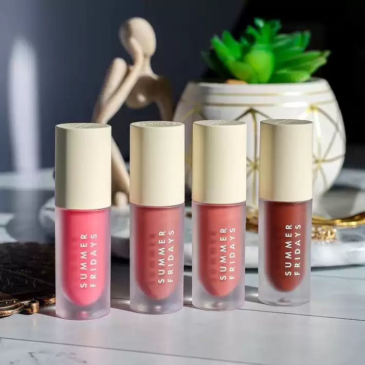 New Wholesale Summer Fridays Dream Oil Pink Cloud 45g Lipgloss Liquid Lipstick Moisturize Smooth Makeup Lips Glaze Butter Lip Balm Dreams 4 Color CL25