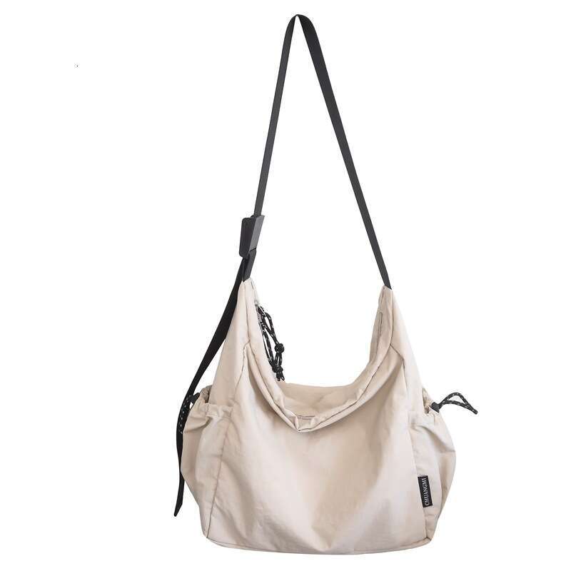 Large Capacity Retro Nylon Women's Summer High-End Sense, Single Shoulder Crossbody Fashionable And Casual Versatile Couple Cloth Bag, Men's