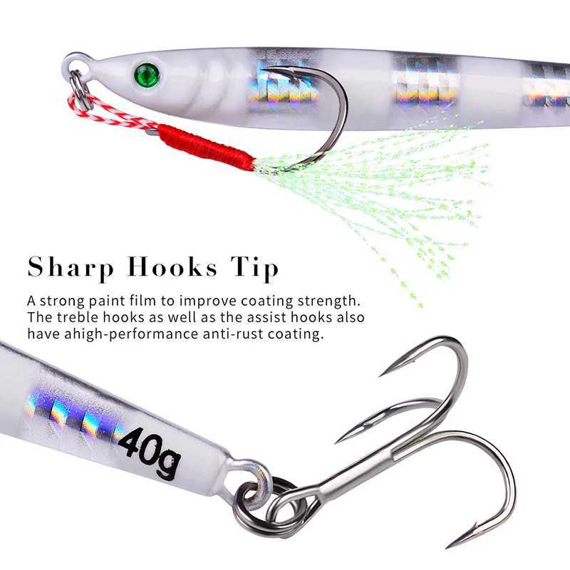 Metal Jig Sequins Fishing Lure 7/10/14/17/21/28g Artificial Trolling Hard Bait Pike Fishing Bait Tack Trout Jigging SaltwaterXJ241128