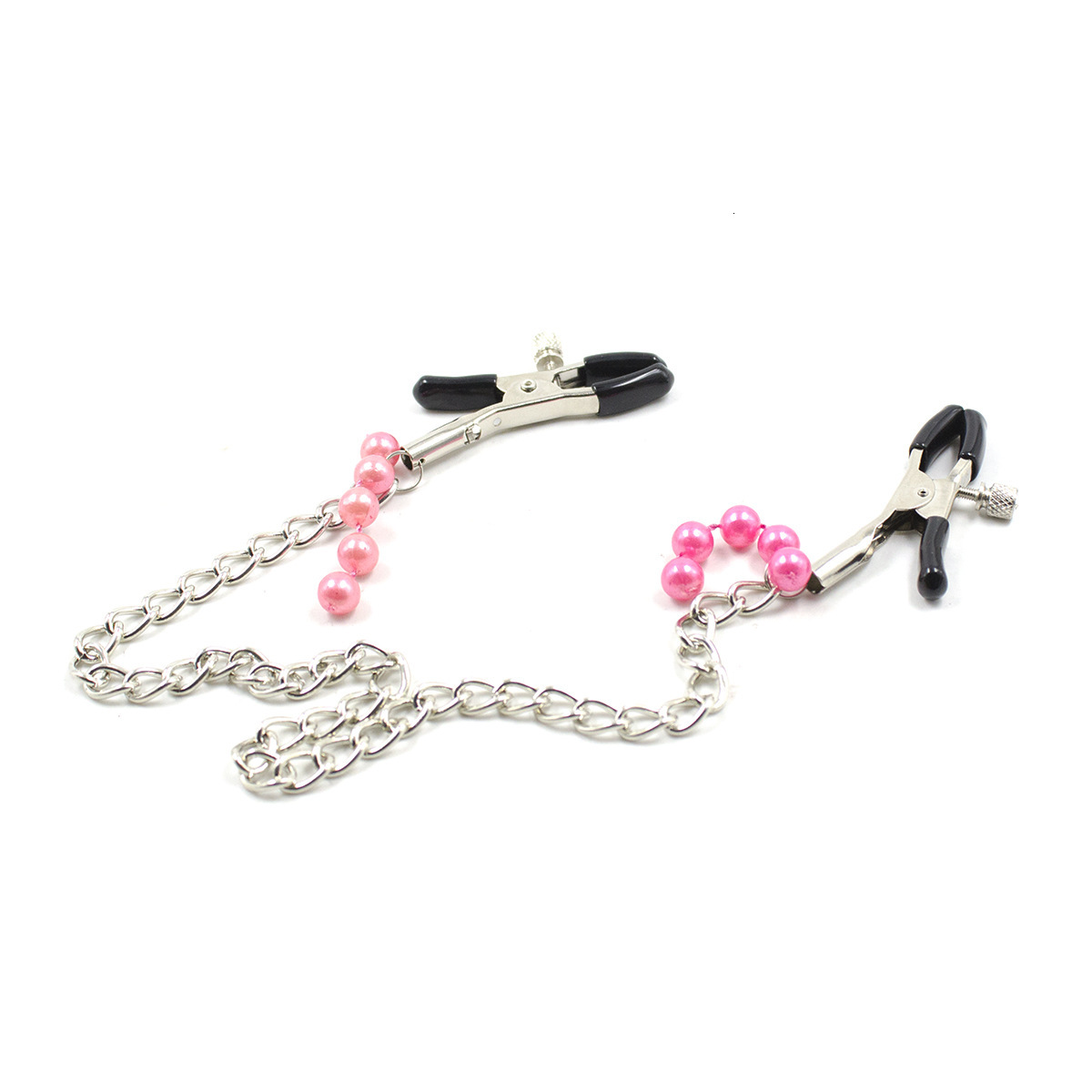 Foreign trade factory spot female nipple clip, rose red pearl sex product, Mimi clip, sex toy clip