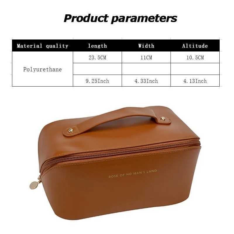 Fi Large Capacity Portable Makeup Bag Women Cosmetic Bag Toiletries Organizer Female Storage Makeup CasesXJ241206