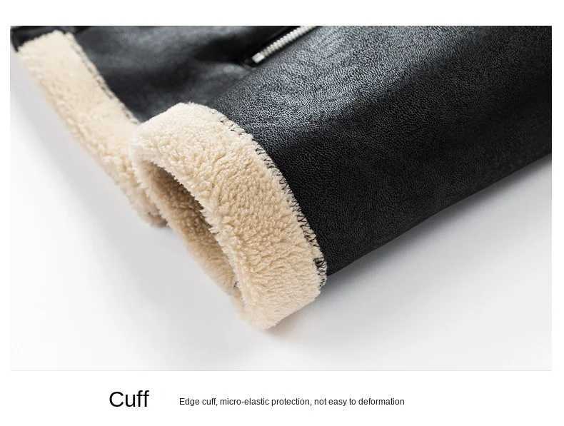 Mens Suede Jacket Autumn Winter New Fashion Solid Color Warm Thickened Outdoor Sports Lapel Coat Men Simplicity Cotton ClothesXJ241206