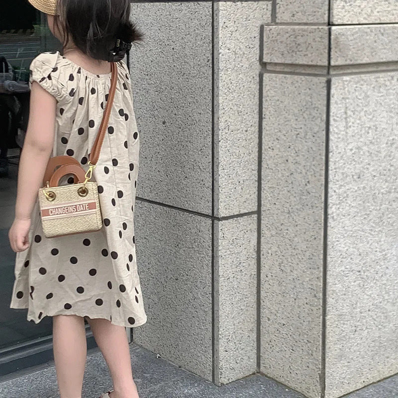 trend New fashionable handheld children s crossbody bag beach trend woven crossbody bag women s designer women s bag