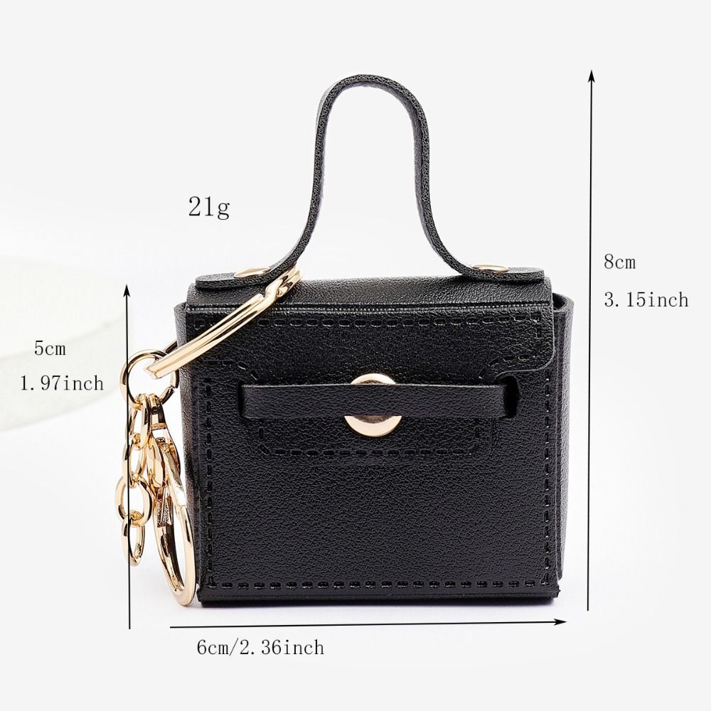 New Mini Keychain Cute Small Square Bag Keychain Designer Candy Color Pendant Creative Backpack Hanger Car Decoration DIY Accessories bag