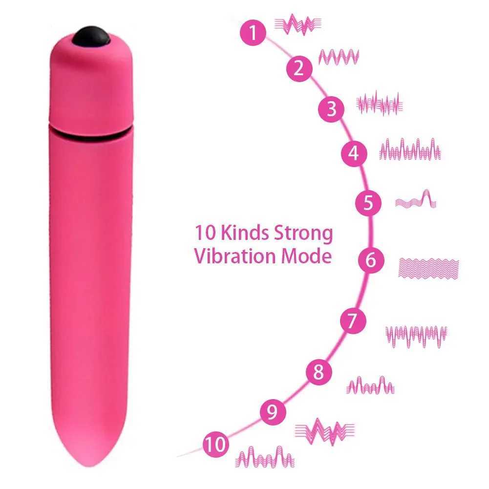 Mini Bullet Vibrator Vaginal Massage Dildo Vibrador Sex Toys for Women G-Spot Vibrating Clitoris Stimulator Female MasturbatorXJ241206