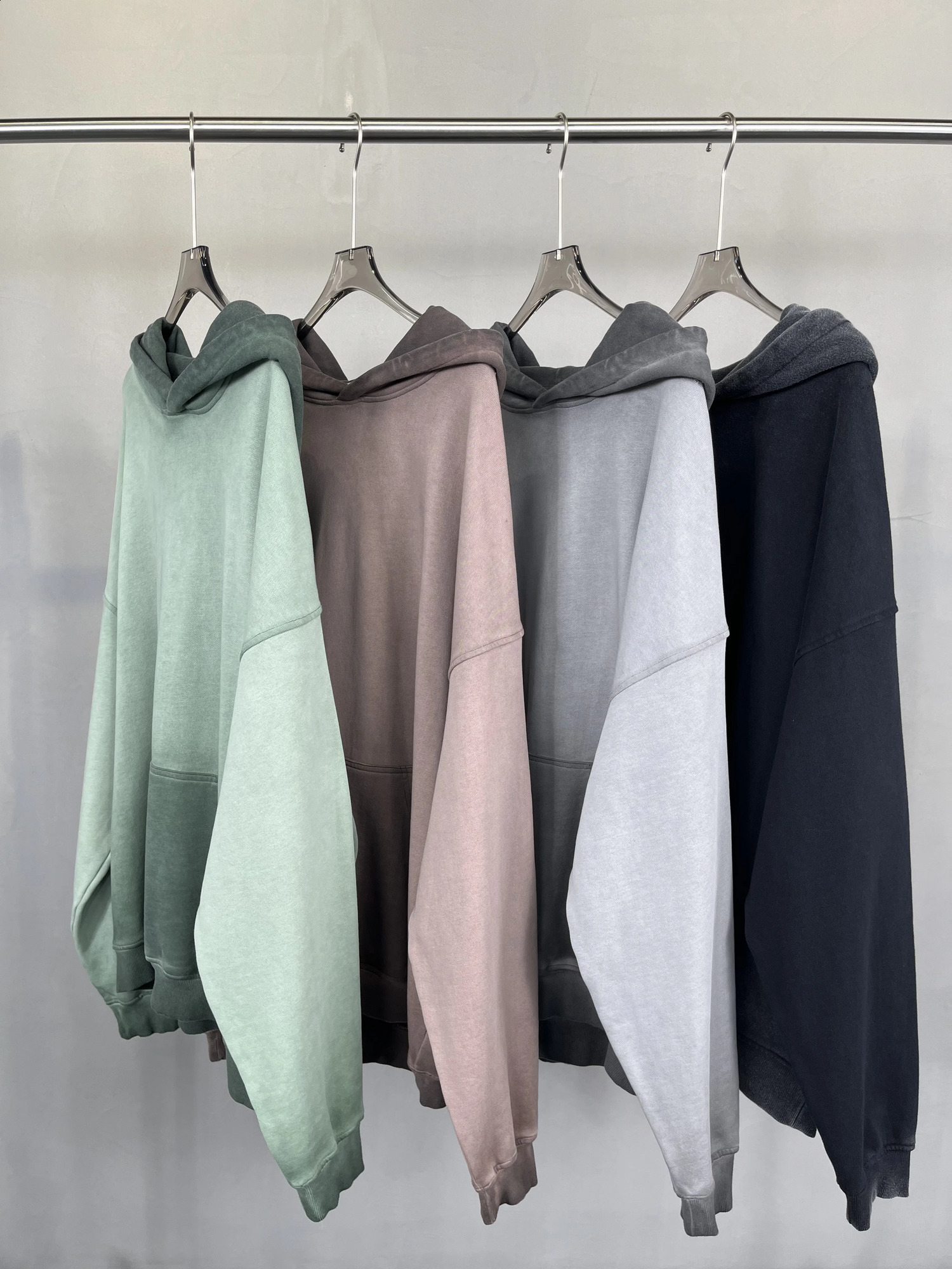 do old thinsection washing mens hoodie Oversized Sport Knitted Hooded Pullovers 241203