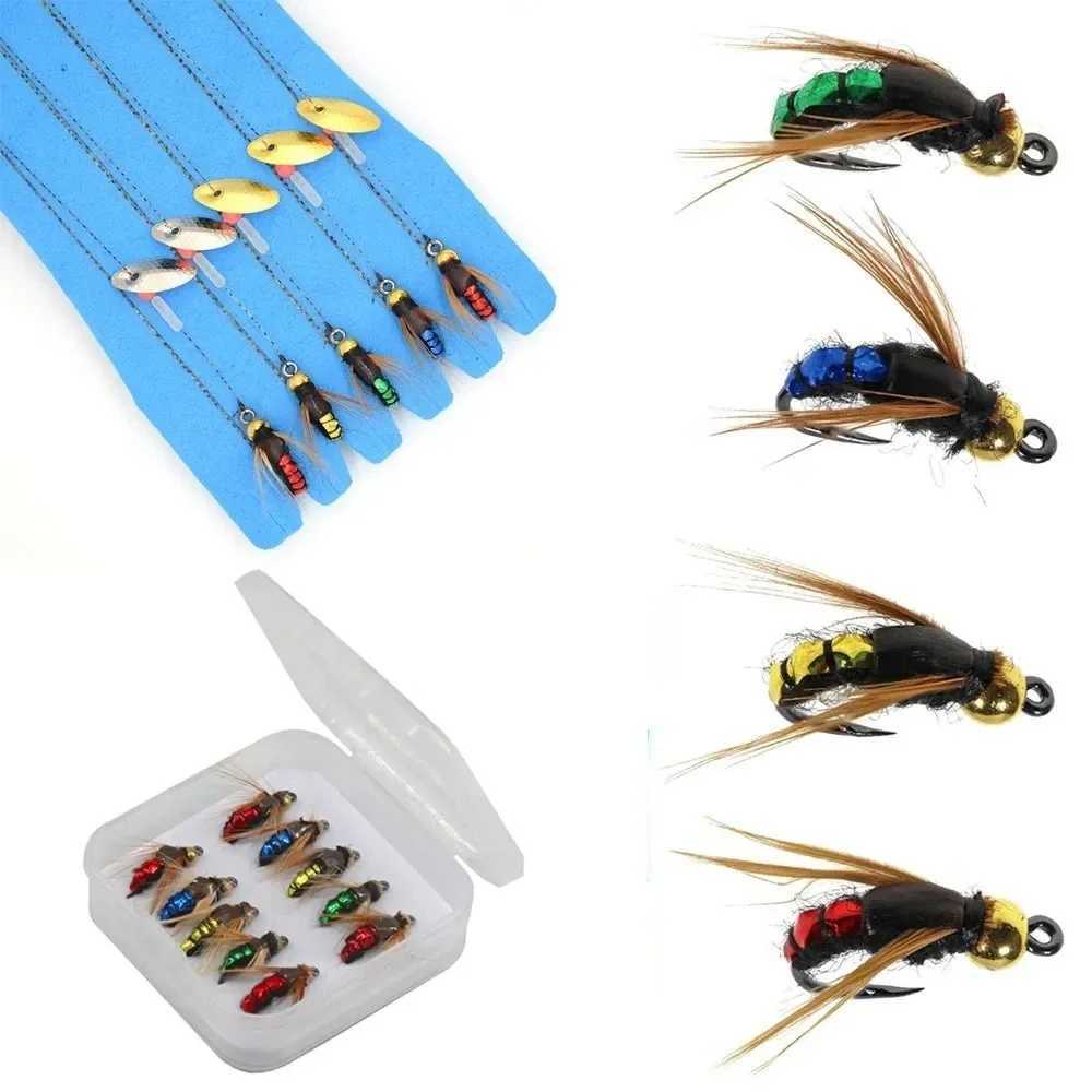 #14 Bead Fast Fly Fishing Flies Different Sty Scud Fly Bug Insects Salmon Trout Sing Dry Fly Fishing Lures Fishing TackXJ241128
