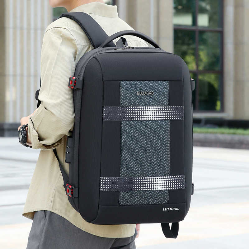 Leisure backpack, computer backpack, wear-resistant and waterproof men's travel backpack, large capacity business backpack 241215