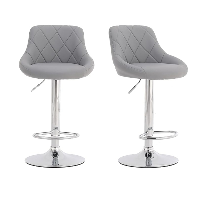 Elegant High-Back Bar Stools - Sturdy Construction & Sleek Finish for Modern Interiors