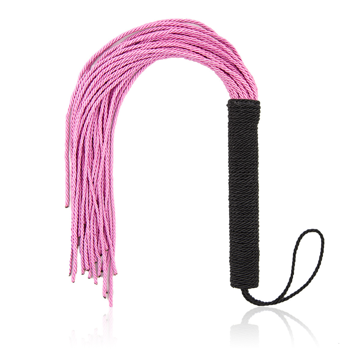 Manufacturer spot wholesale European and American SM adult flirting products spanking purple whip sex toys nylon rope whip hair replacement