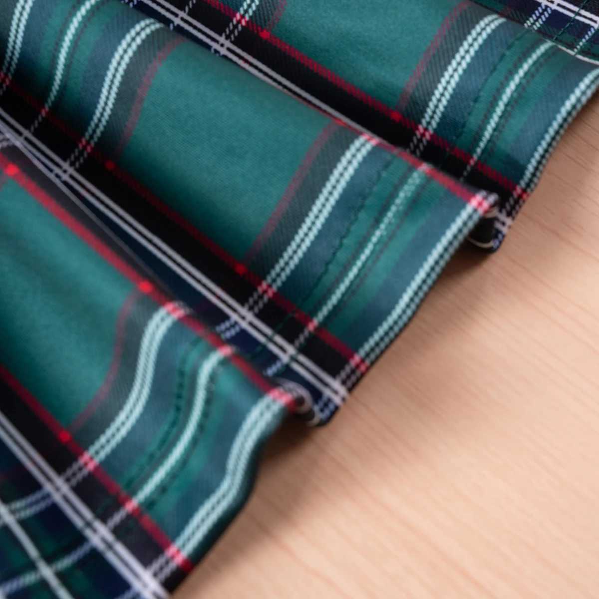 Infant Toddler Dress Fashion Plaid Childrens Clothing College Sle Girls Fake Two Piece Back Dress Christmas Holiday CostumeXJ241206