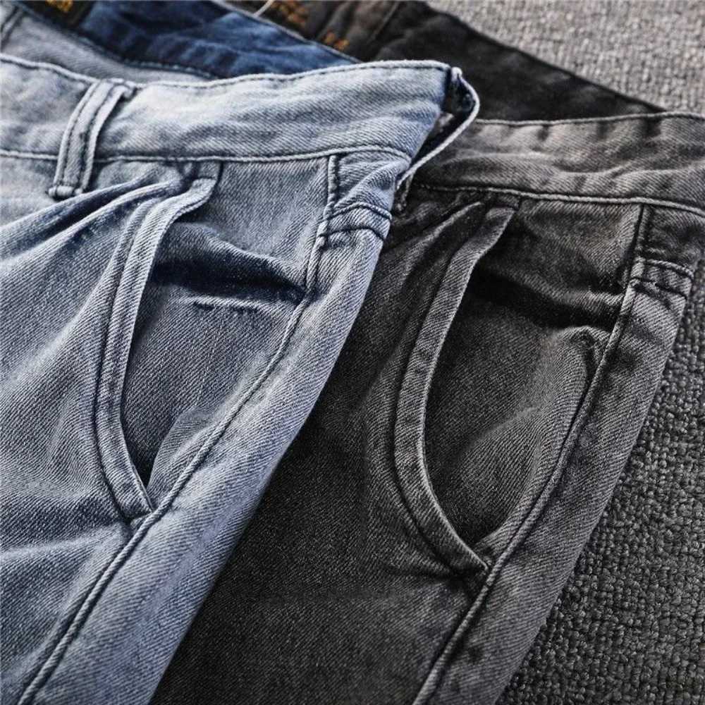 Jeans Shorts Men Casual Summer Bermuda Shorts Denim Outwear ClothingXJ241206