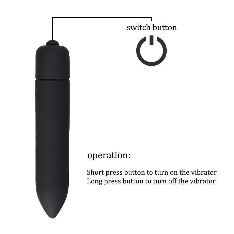 10 Speed Mini Bullet Vibrator Clitoris Stimulation G Spot Vibration Vagina Female Dildo Adult Sex Toys For Women MasturbationXJ241206