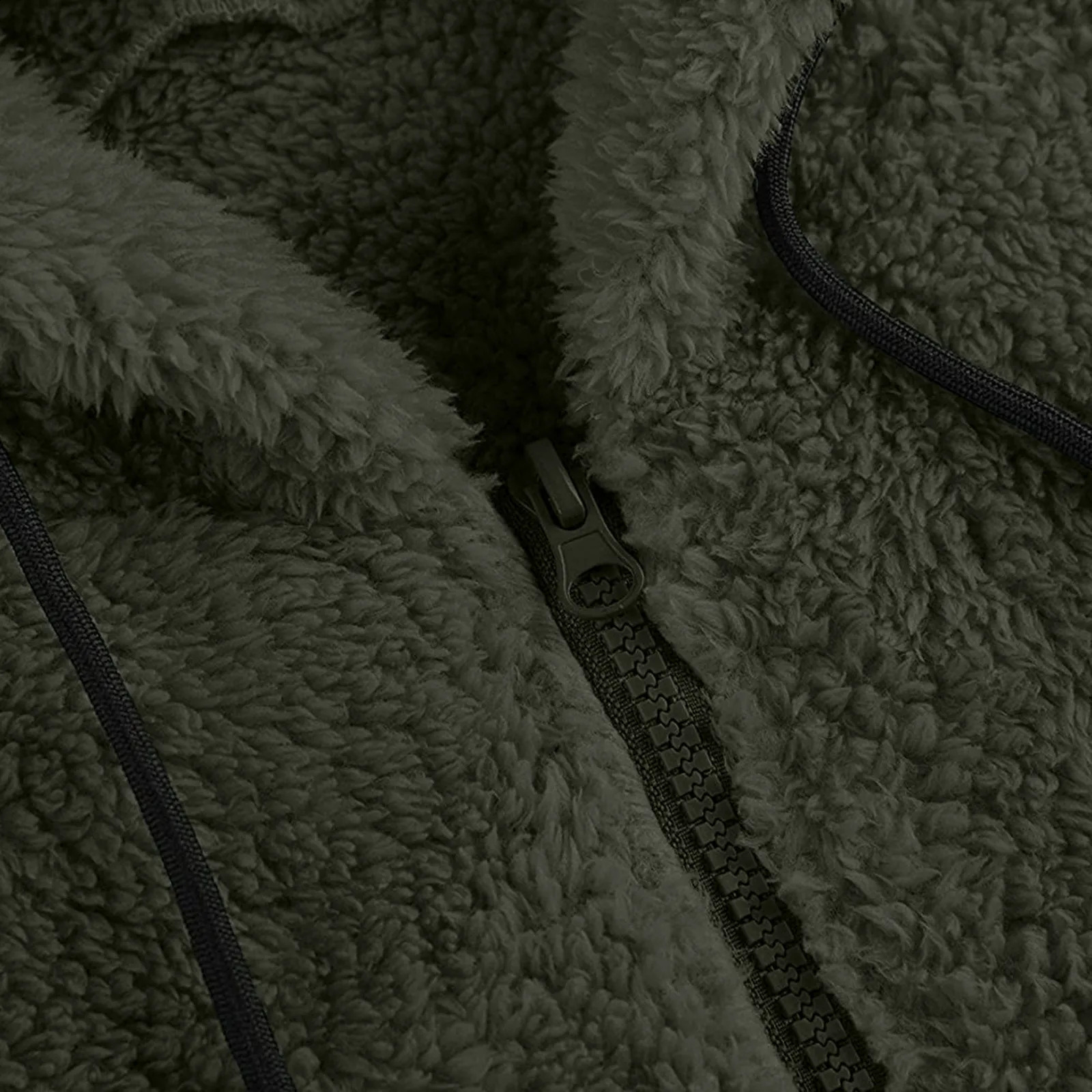 Men Jacket Coat Hoodie Pocket Zipper Fleece Sweatshirt Winter Solid Color Outwear Long Sleeve Keep Warm Fashion Windproof 241202