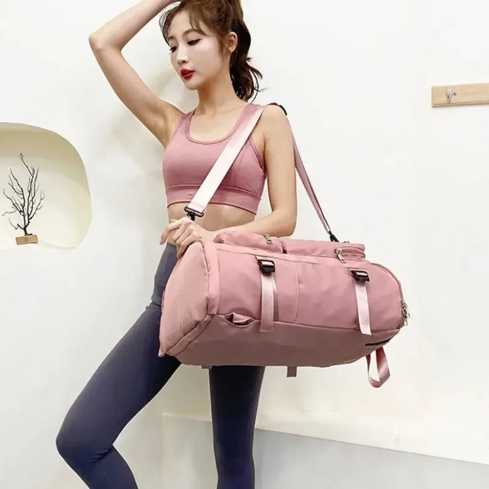 Women Large Travel Backpacks Waterproof Stylish Casual Daypack Bags with Luggage Strap Backpack Ladies Sports Yoga Luggage Bags 241206