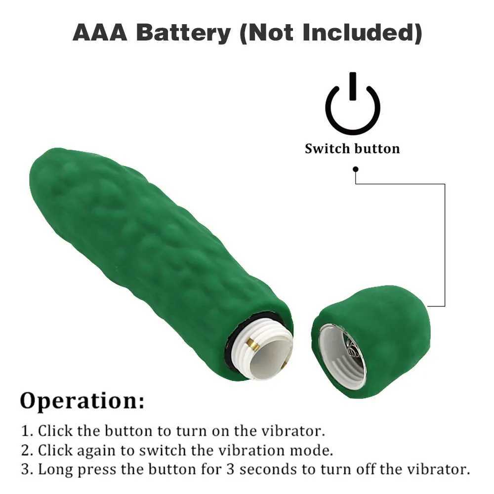 Cucumber Vibrator Dildo Vibrator Sex Shop Nipple Clit Massager Female Masturbator G-spot Vagina Stimulator Sex Toys for CoupleXJ241206