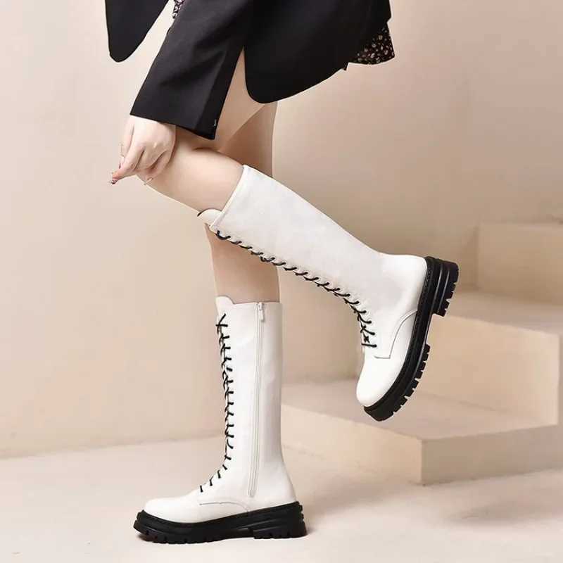 High Quality Wens Thigh High Boots Black Fi Black Punk Goth Sexy Wan Platform Boots Motorcycle Boots Wen H Shoes Big Size 43 T241206