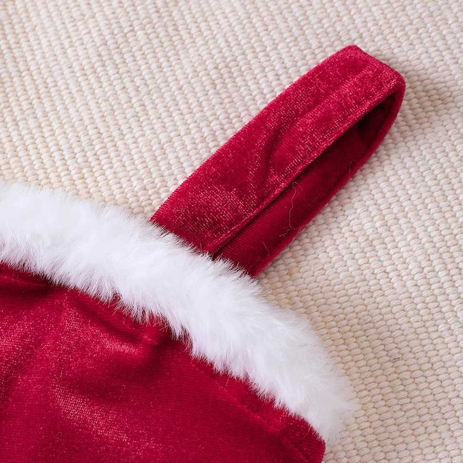 Christmas Girls Santa Claus Dress With Cloak Cape Toddler Baby Kids Red Xmas Clothes Children New Year Par Santa Claus SetXJ241206