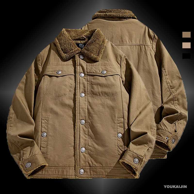 5XL 6XL Male Outerwear Clothing Fleece Bomber Jacket Mens Solid Zip Windbreaker Warm Male Parkas Military Mens Winter JacketsXJ241206