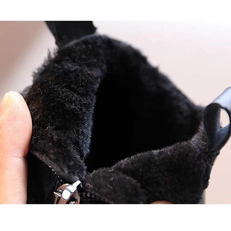 Baby Boots Autumn Winter Infant Warm Fur Shoes Newborn First Walkers Baby Toddler Boy Girl PU Leather Ankle Boots Beige PinkXJ241206