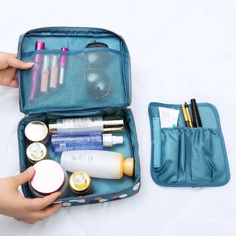 Outdoor Multifuncti travel Cosmetic Bag Women Toiletries Organizer Waterproof Female Storage Make up CasesXJ241206