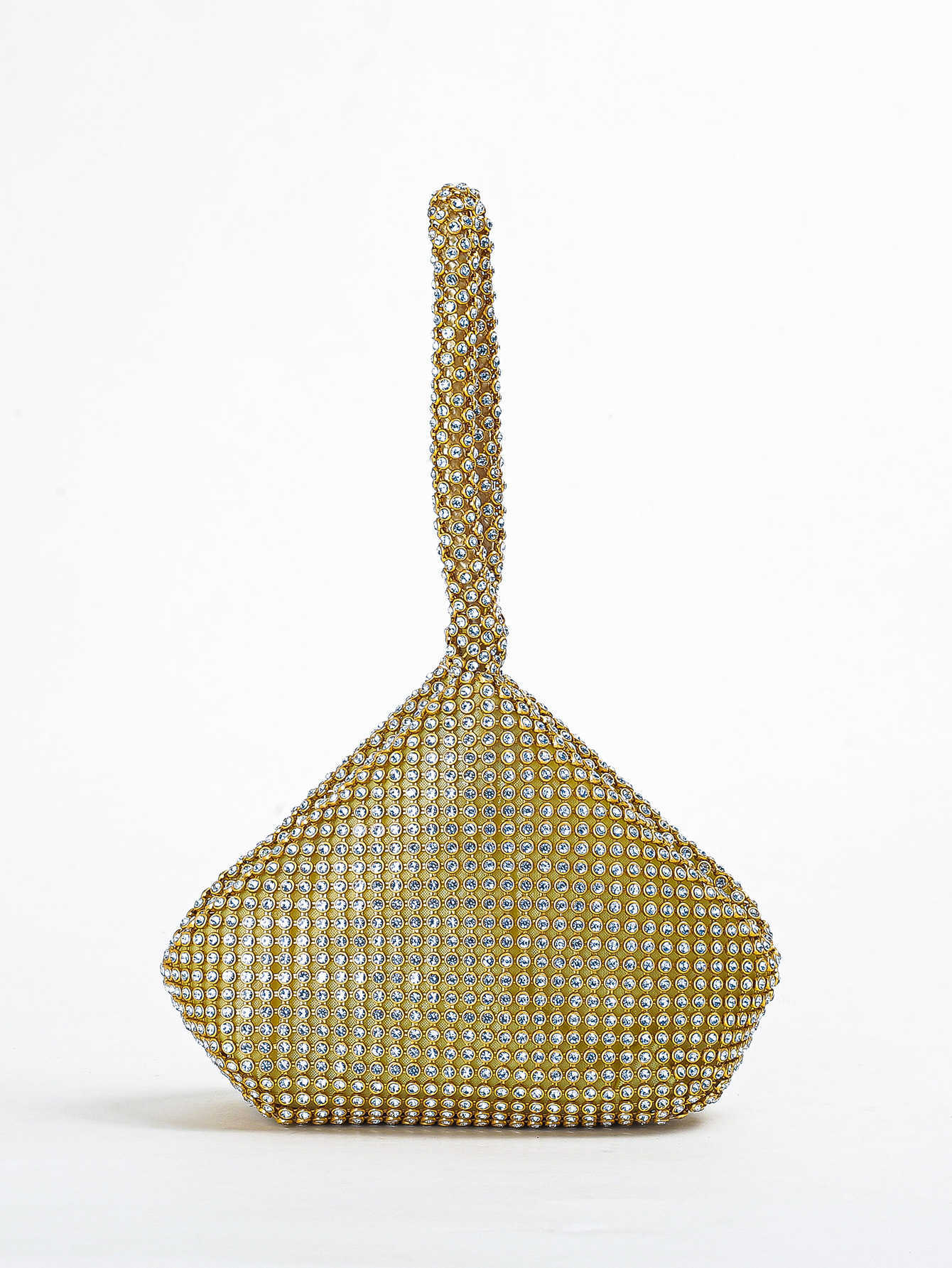 Clutch Bag High End Small Diamond Bag Socialite Handbag Full Diamond Triangular Handbag Cheongsam Dress Dinner Party Small Bag 240920