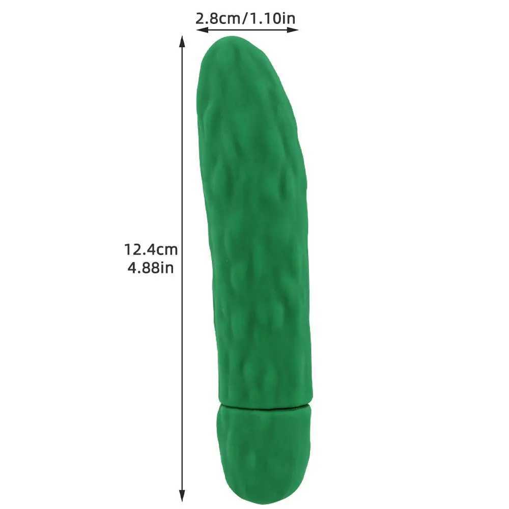 Cucumber Vibrator Dildo Vibrator Sex Shop Nipple Clit Massager Female Masturbator G-spot Vagina Stimulator Sex Toys for CoupleXJ241206