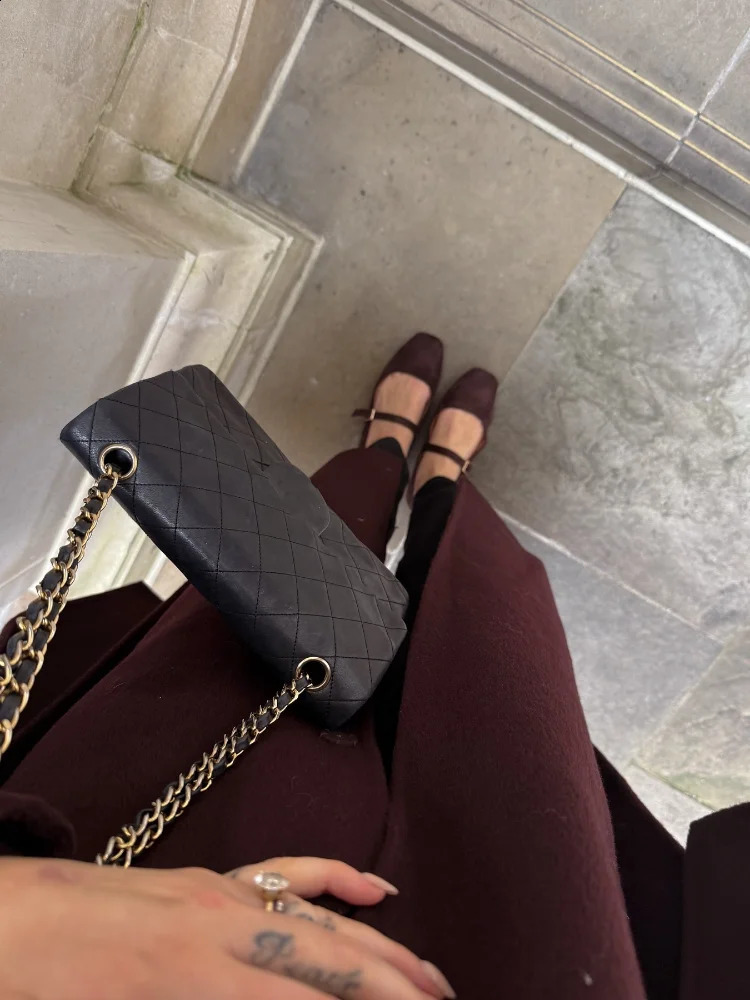 2024 Burgundy Red Elegant Scarf Collar Woolen Overcoat Women Fashion Long Sleeved Lace Up Oversized Jacket Female Chic Outerwear 241205