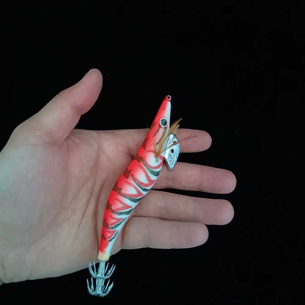 5PCS 12g 14.5g 19.9g Fishing Lure Artificial Squid Hook Jigs Noctilucent Squid Cuttfish Jigs Lures Spinneait Wood ShrimpXJ241128