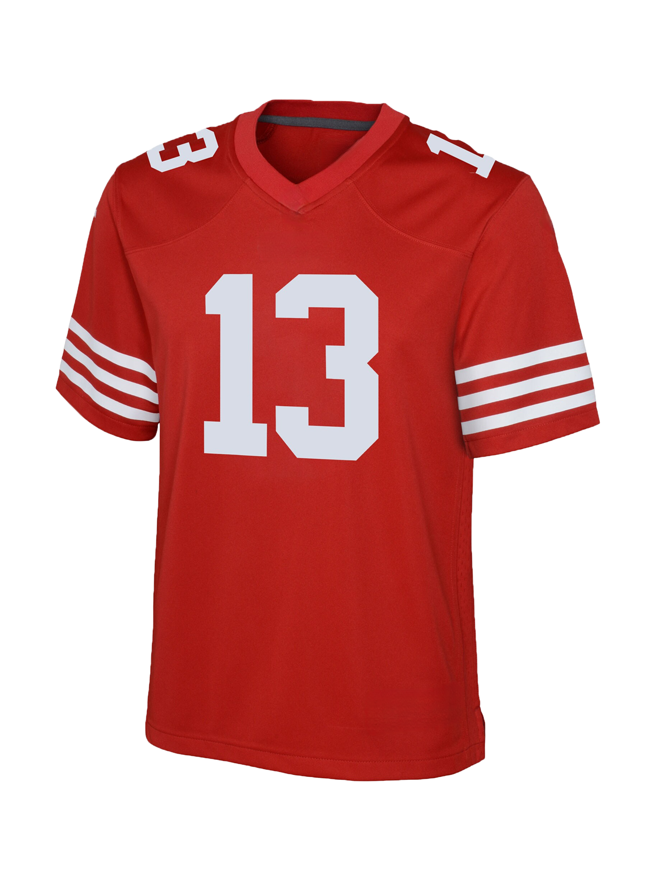 #13 PURDY Comfy V-Neck Football Jersey Embroidered Polyester Jersey,
