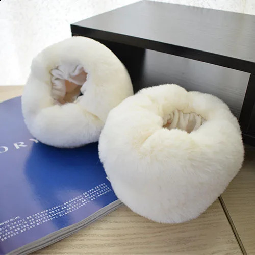 Fake rabbit fur cuffs a pair of jacket fur sleeves decorated with warm elastic sleeves arms warm womens wristbands bracelets arms cuffs 241206