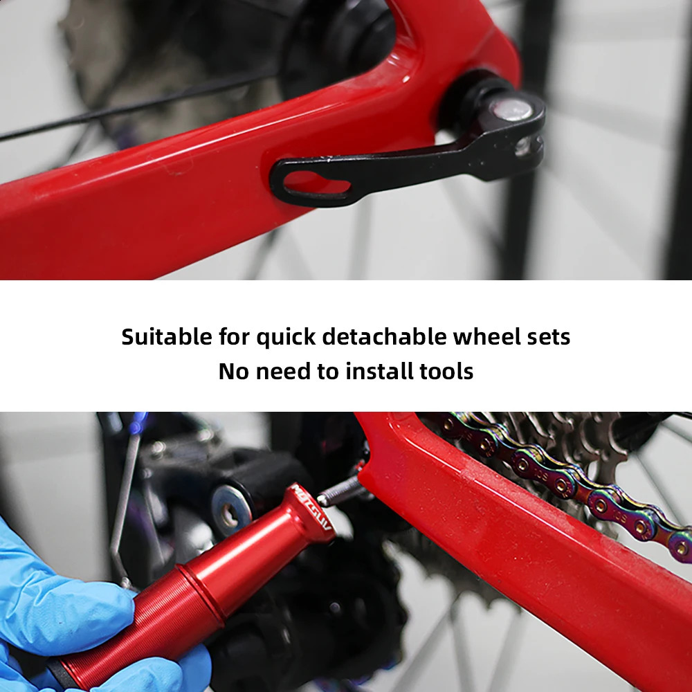VXM Adjustable Bicycle Rear Gear Derailleur Chain Guard Alloy Protector Mountain Ultra Light Road Bike Transmission Protection 241203